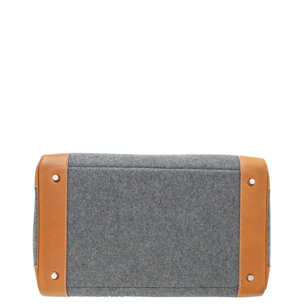 Hermes Bicolor HAC 40 Haute à Courroies Feutre Bag