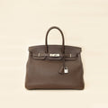 Hermes Chocolate Retourne Birkin 35 Bag