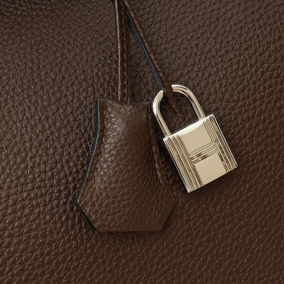 Hermes Chocolate Retourne Birkin 35 Bag