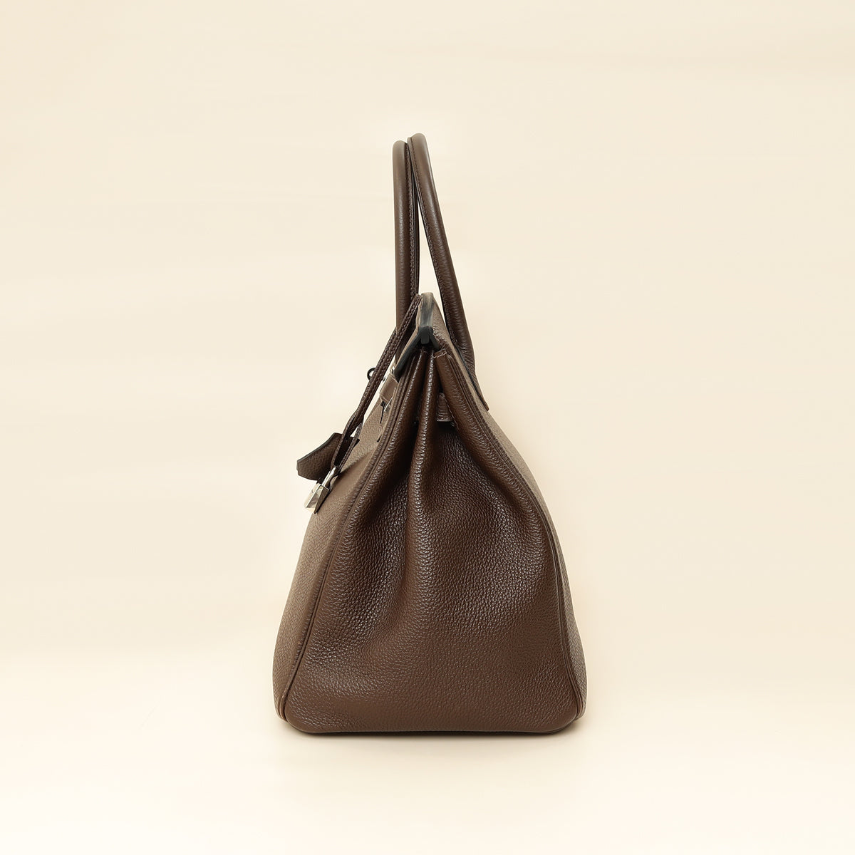 Hermes Chocolate Retourne Birkin 35 Bag
