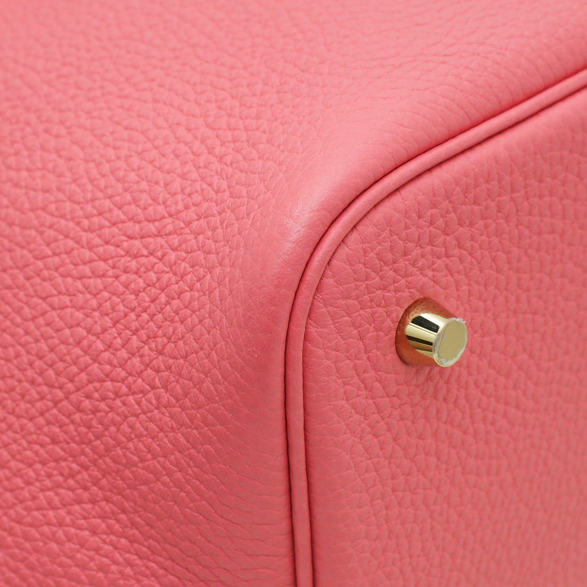 Hermes Rose Azalee Crocodile Touch Picotin 22 Bag