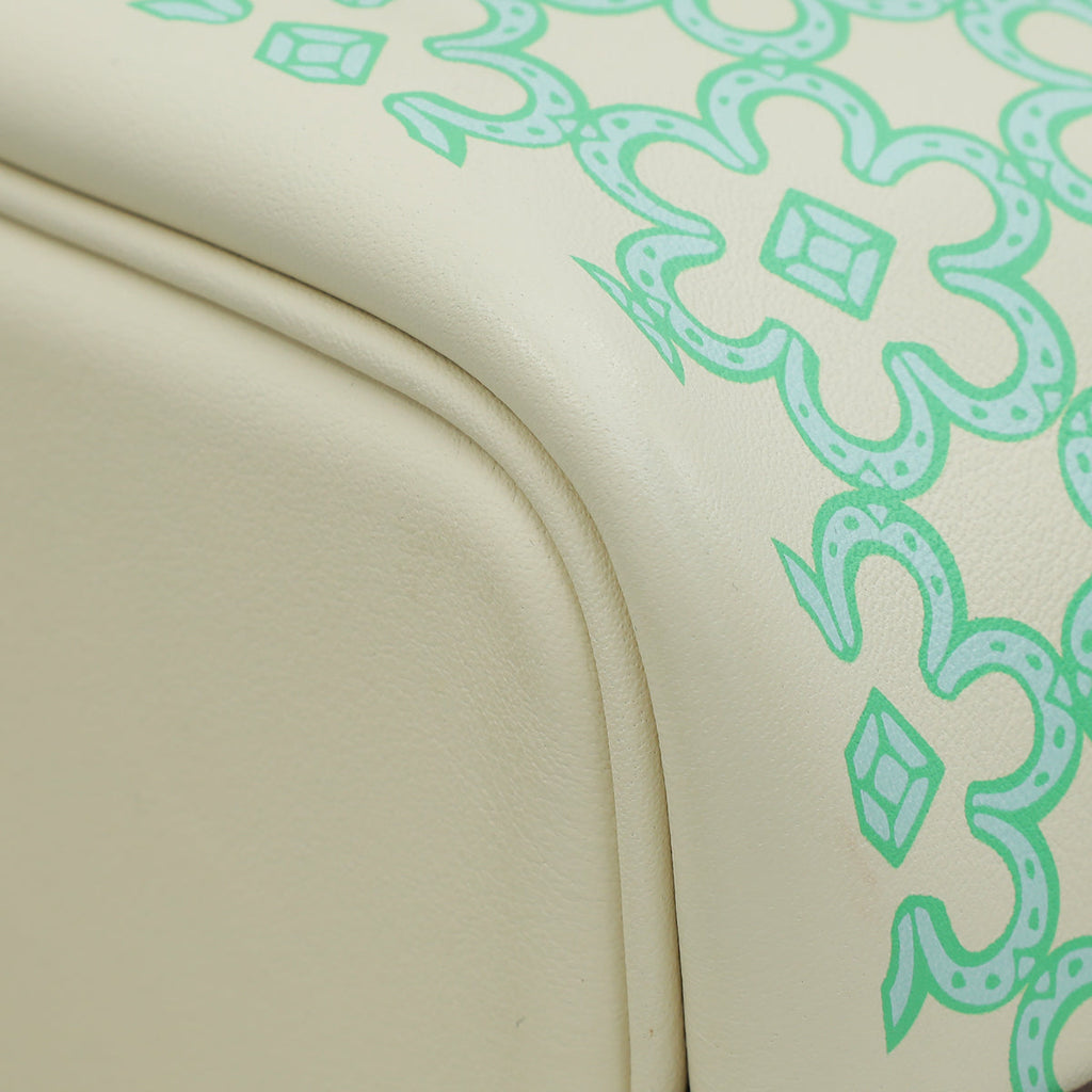 Hermes Tricolor Micro Picotin Lock 14 Lucky Daisy Print Bag