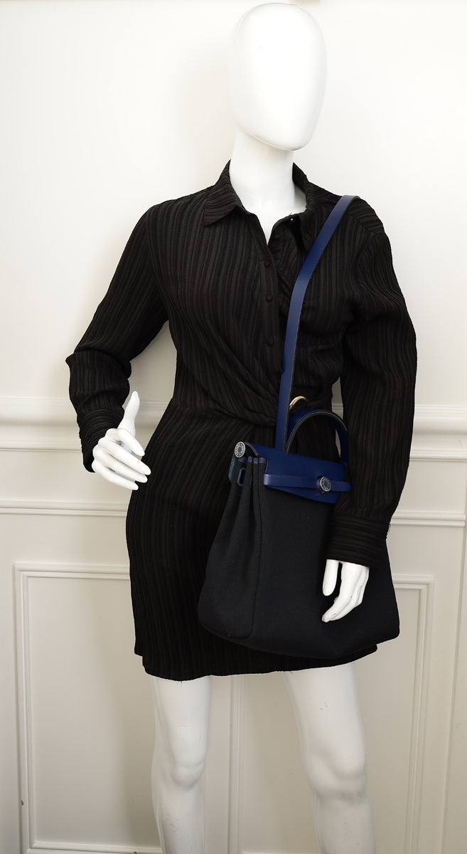 Hermes Bicolor Herbag Zip 31 Laque PM Bag