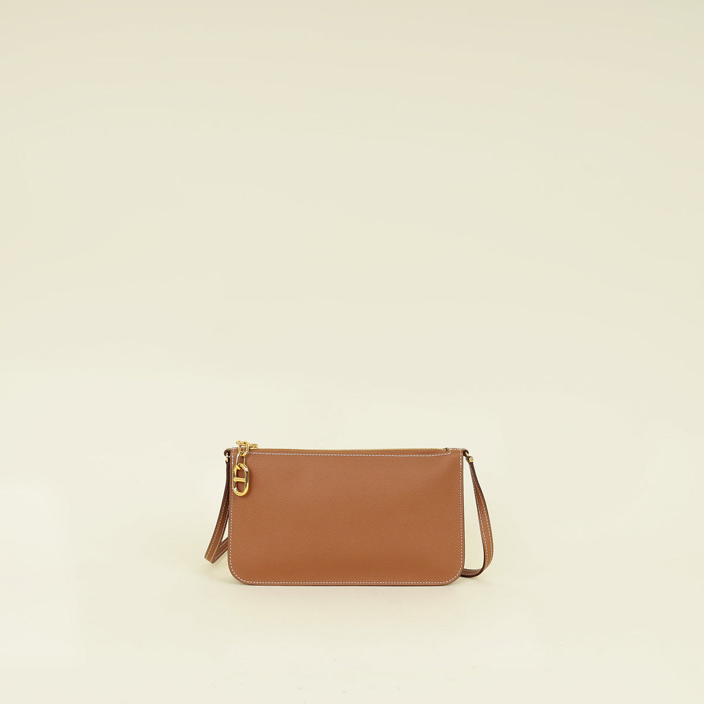 Hermes Gold Zipengo Chaine d'Ancre To Go Pouch