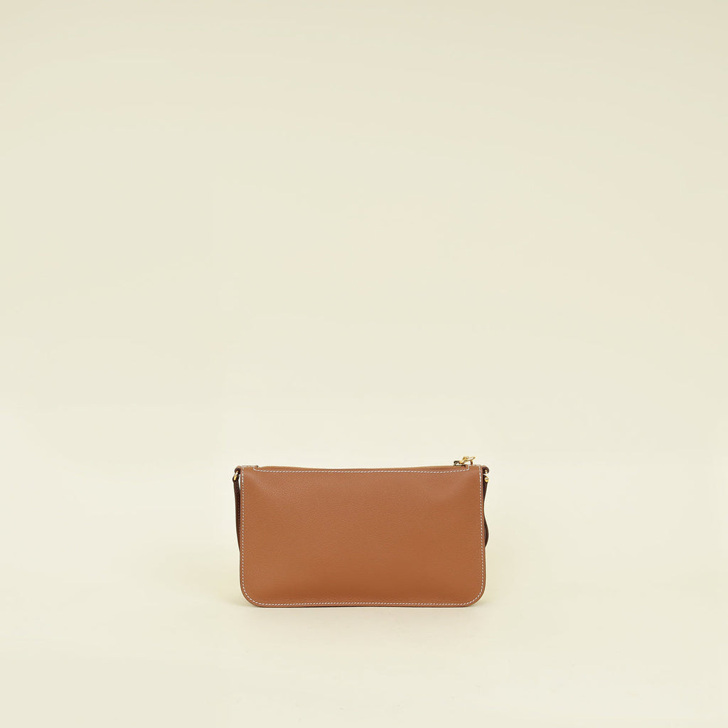Hermes Gold Zipengo Chaine d'Ancre To Go Pouch