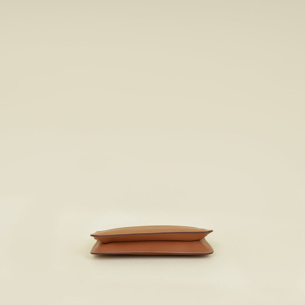 Hermes Gold Zipengo Chaine d'Ancre To Go Pouch