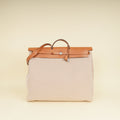 Hermes Natural Herbag Zip 50 Retourne Cabine Bag