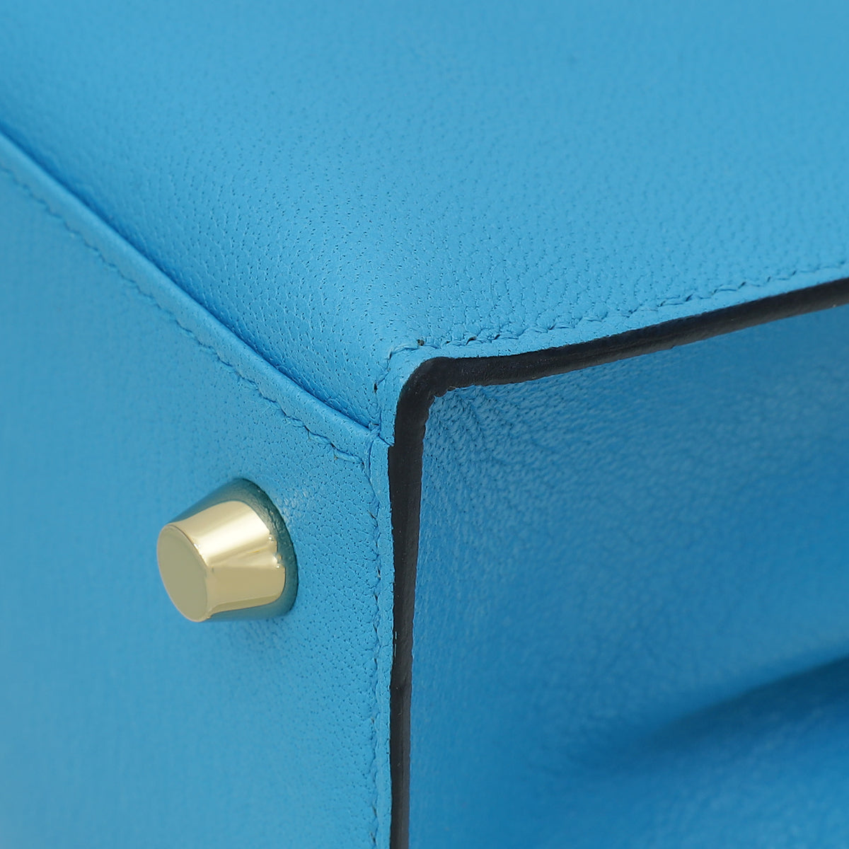 Hermes Bleu Frida Sellier Kelly 25 Bag