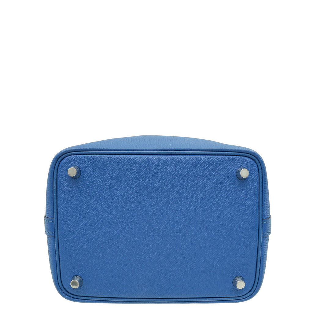 Hermes Tricolor Picotin Lock 18 Tressage De Cuir Bag