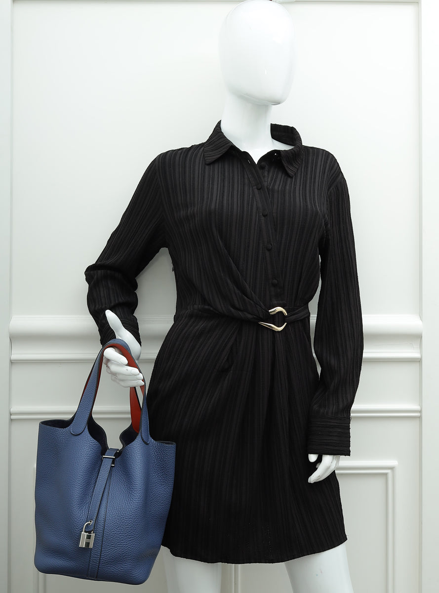 Hermes Bicolor Picotin Lock 22 Eclat Bag
