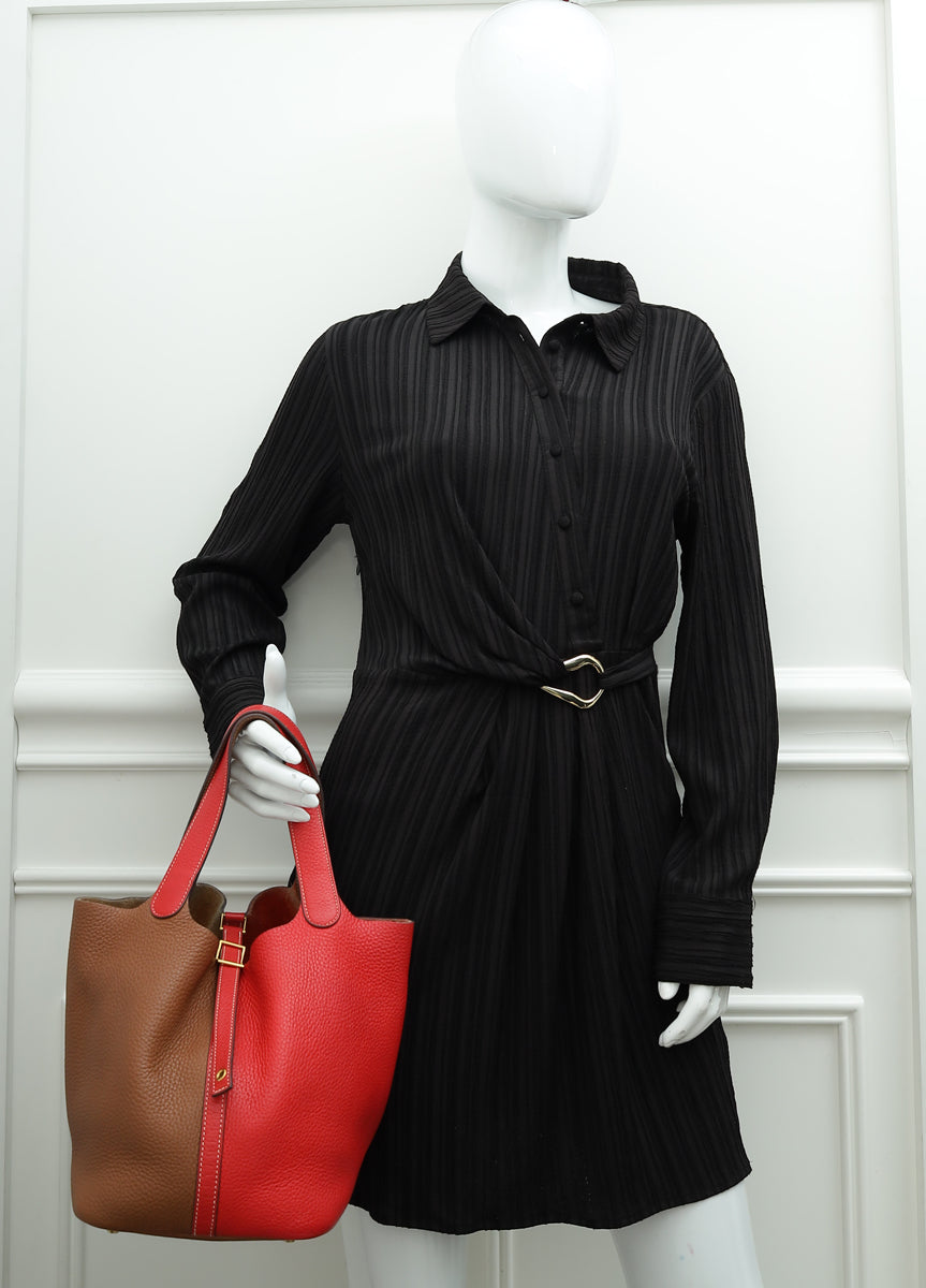 Hermes Bicolor Picotin Lock Casaque 22 Bag