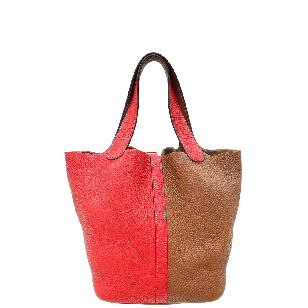 Hermes Bicolor Picotin Lock Casaque 22 Bag