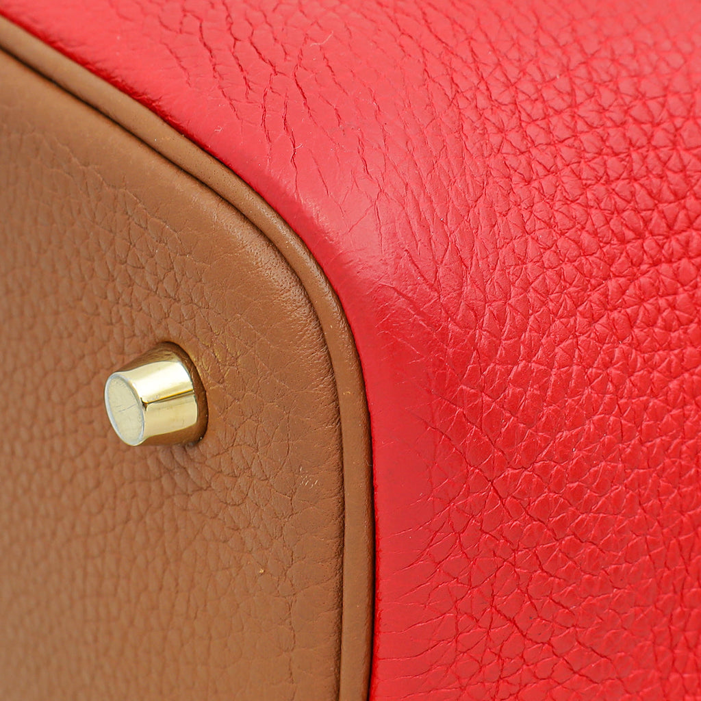 Hermes Bicolor Picotin Lock Casaque 22 Bag