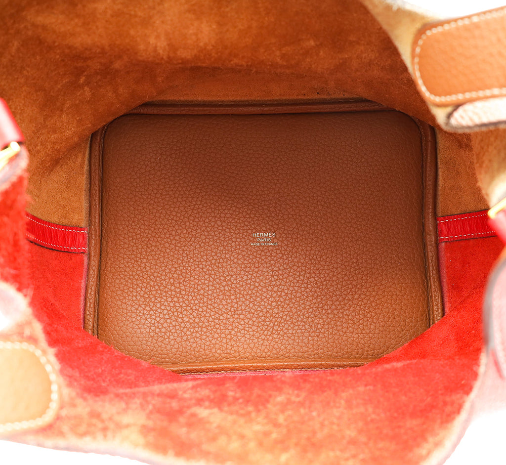 Hermes Bicolor Picotin Lock Casaque 22 Bag