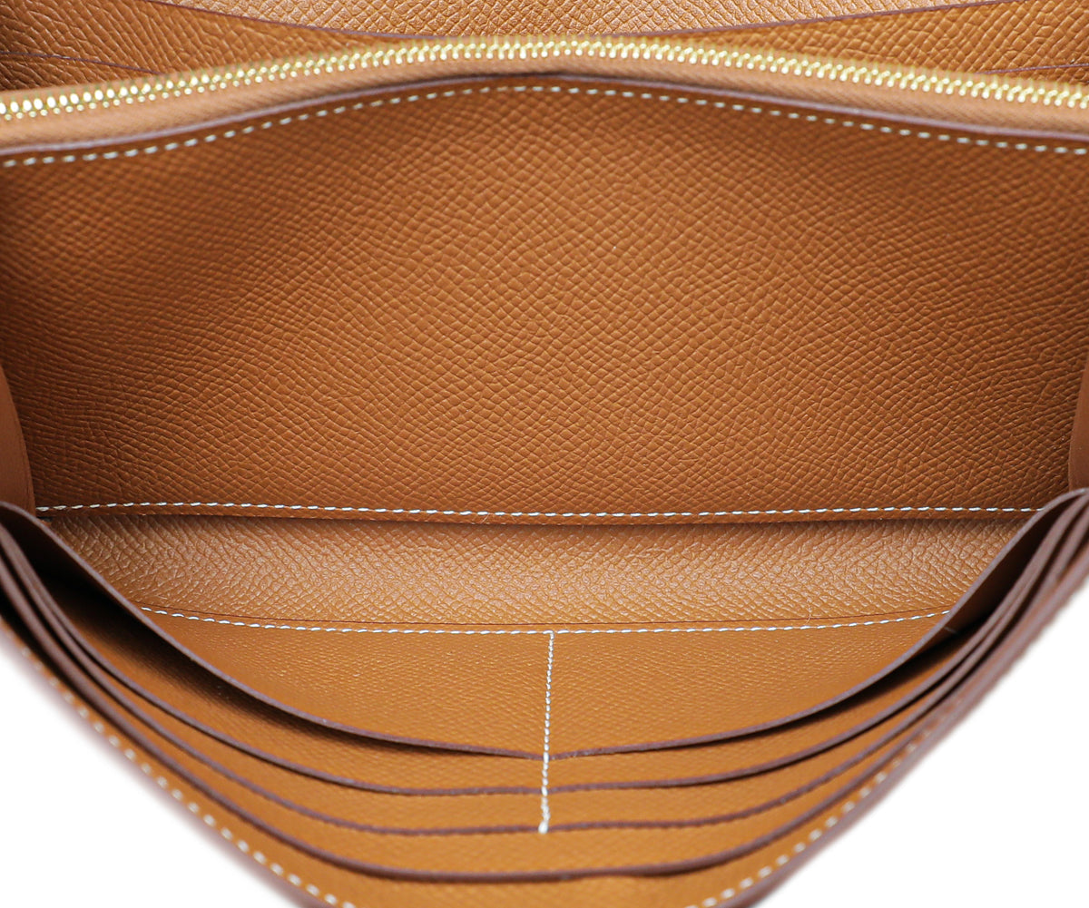 Hermes Gold Kelly Wallet