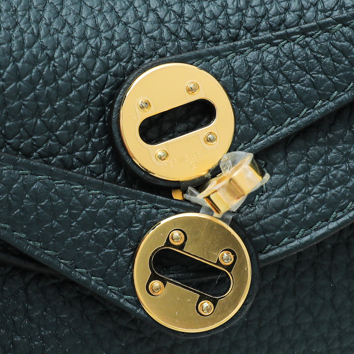 Hermes Vert Cypres Mini Lindy Bag
