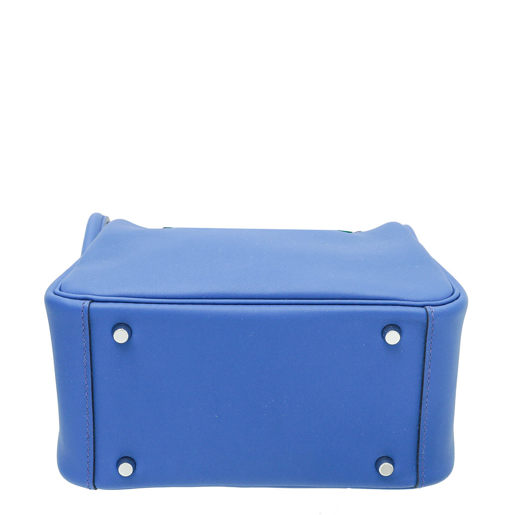 Hermes Royal Bleu Lindy 20 Mini Swift Bag