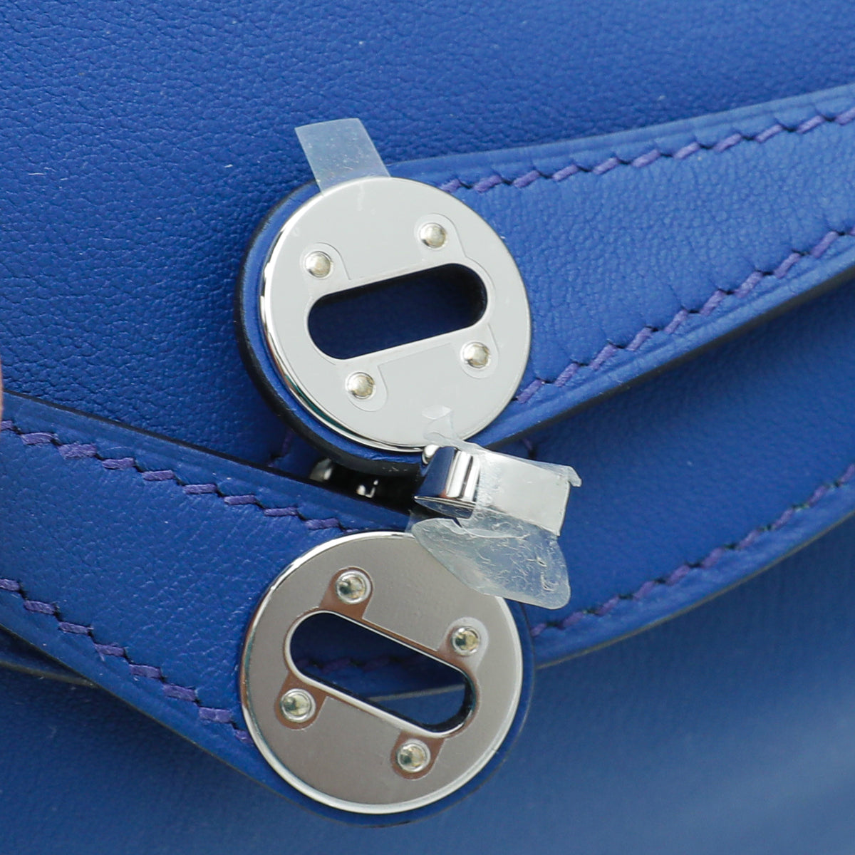 Hermes Royal Bleu Lindy 20 Mini Swift Bag