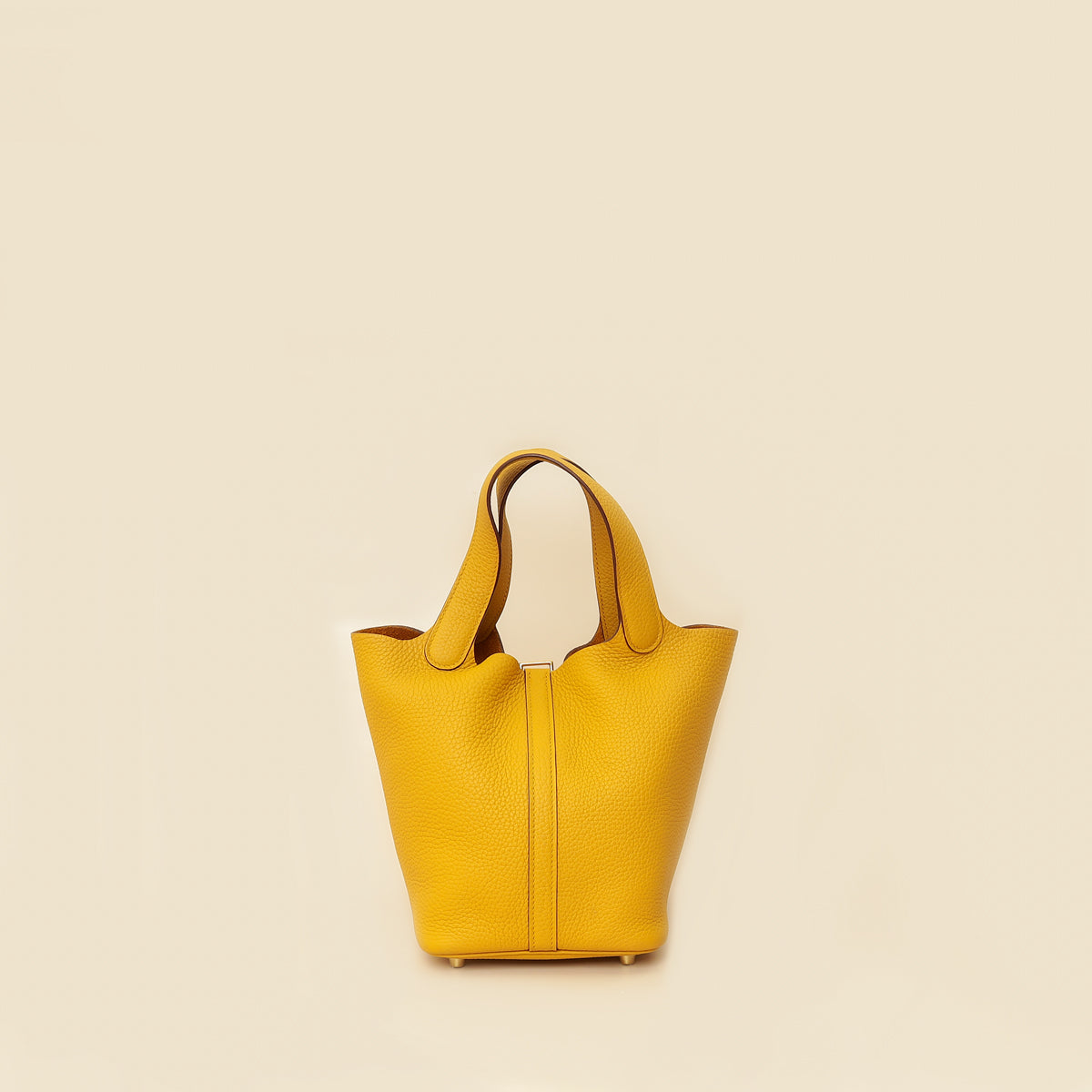 Hermes Jaune Ambre Picotin Lock 18 Bag