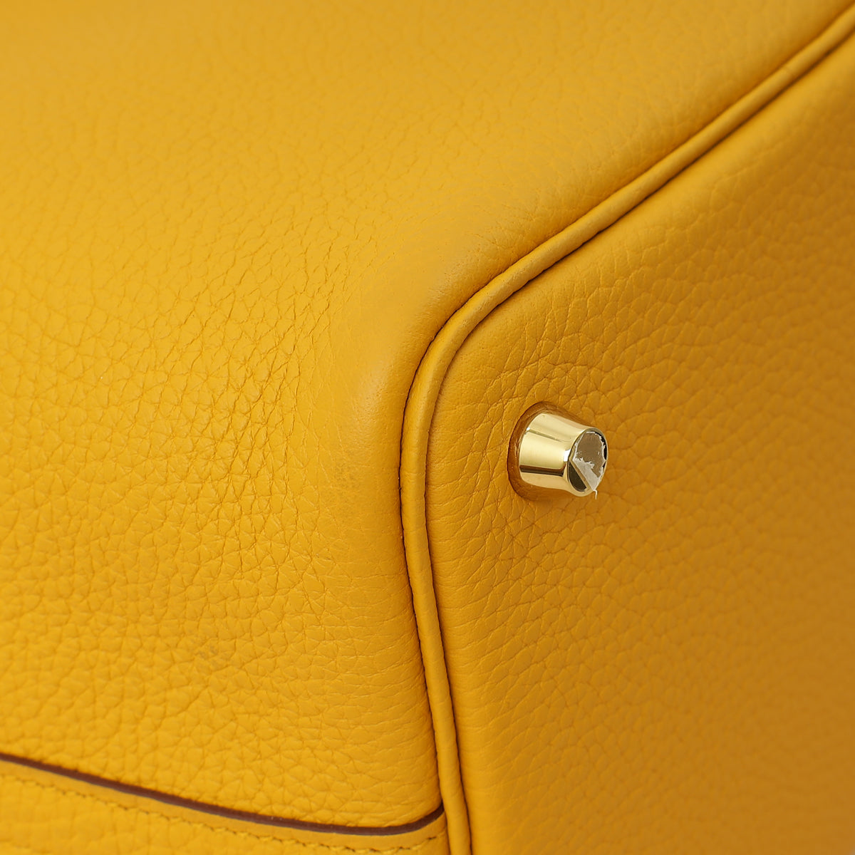 Hermes Jaune Ambre Picotin Lock 18 Bag