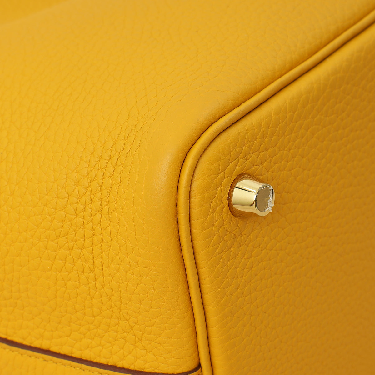 Hermes Jaune Ambre Picotin Lock 18 Bag