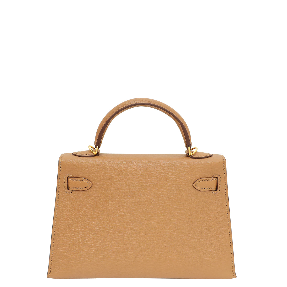 Hermes Quebracho Chevre Mini Kelly Sellier Bag