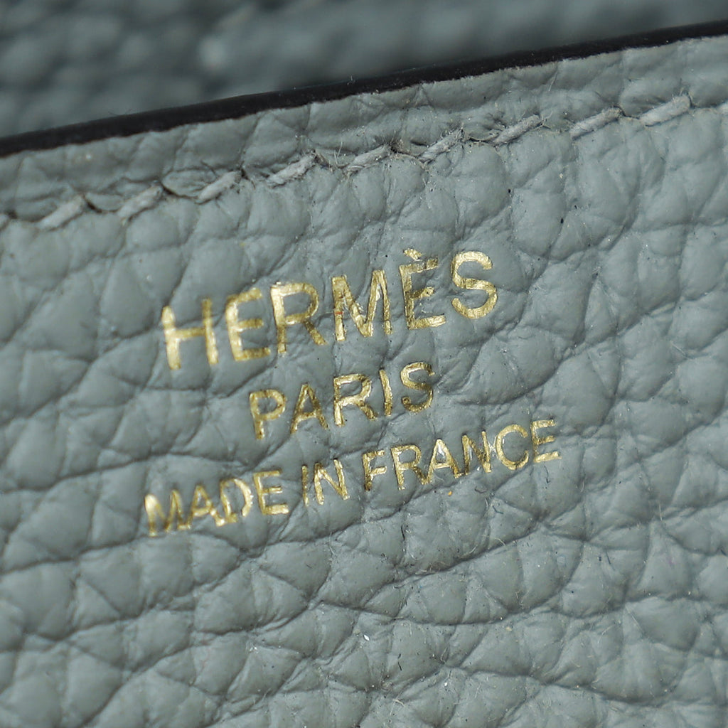 Hermes Gris Mouette Birkin 25 Bag