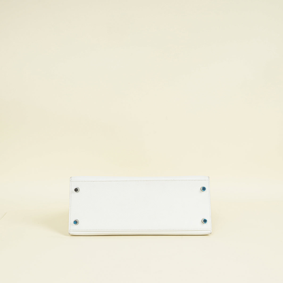Hermes Blanc Sellier Kelly 28 Bag w/ Twilly