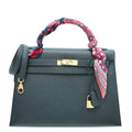 Hermes Indigo Kelly 32 Bag W/ Twilly