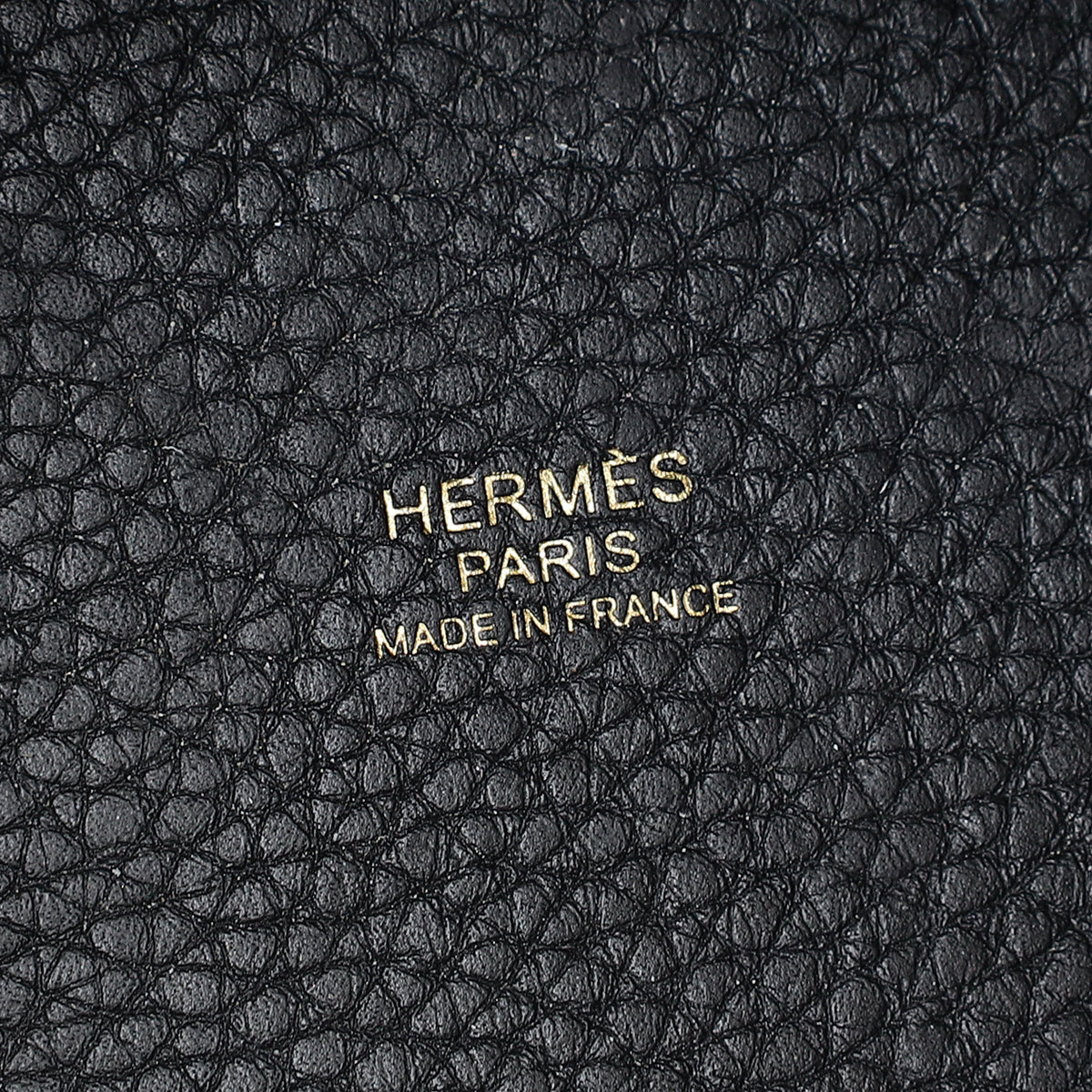 Hermes Noir Picotin Lock 18 Touch Bag