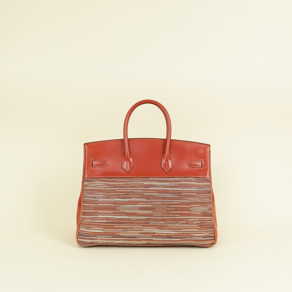 Hermes Brique Vibrato Birkin 35 Bag