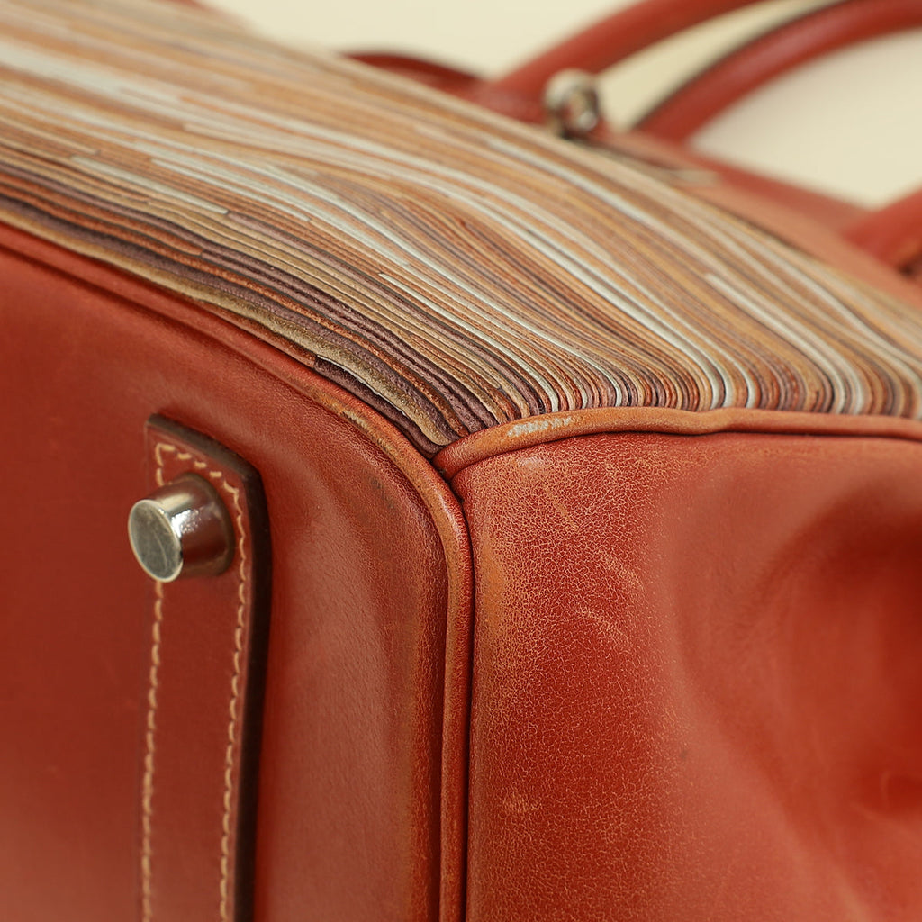 Hermes Brique Vibrato Birkin 35 Bag