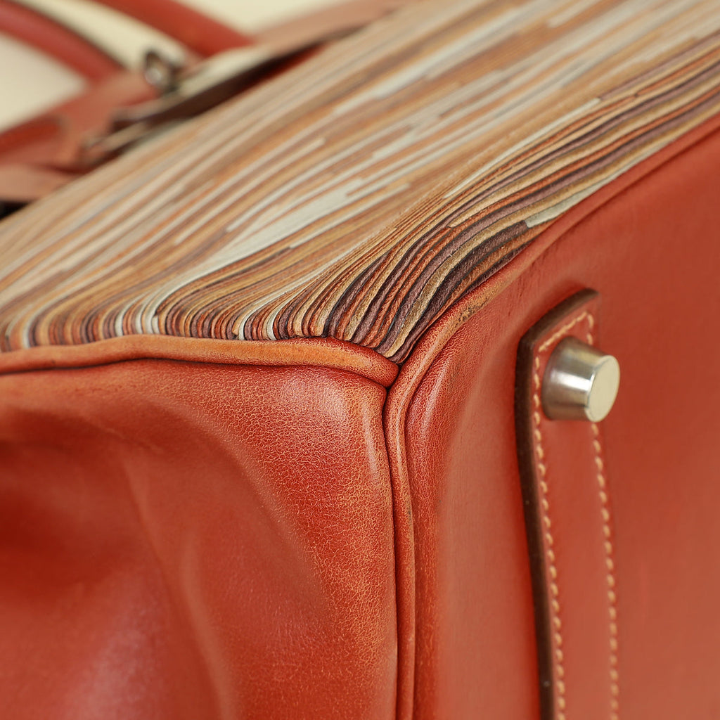 Hermes Brique Vibrato Birkin 35 Bag