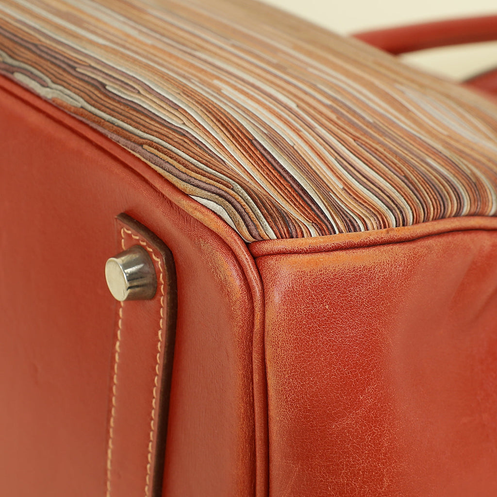 Hermes Brique Vibrato Birkin 35 Bag