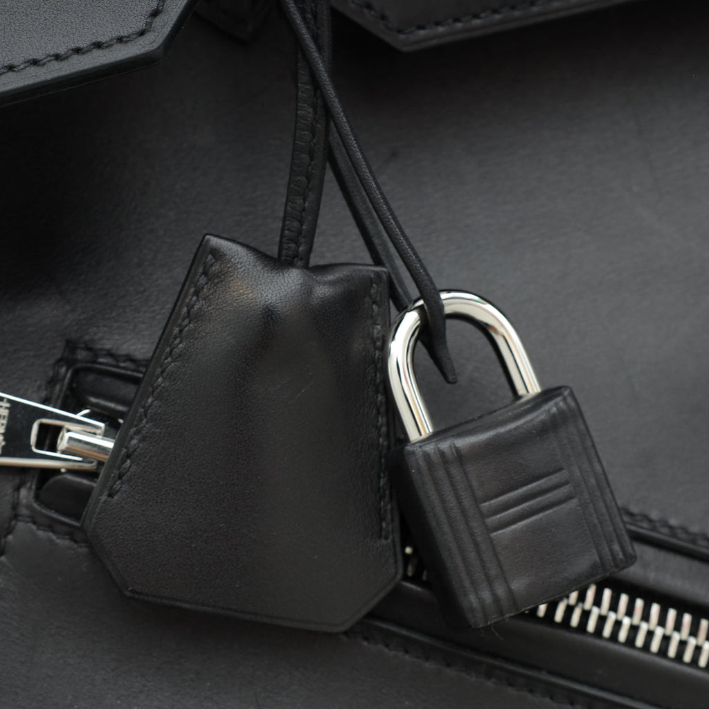 Hermes Noir Rock Hac Birkin 40 Bag