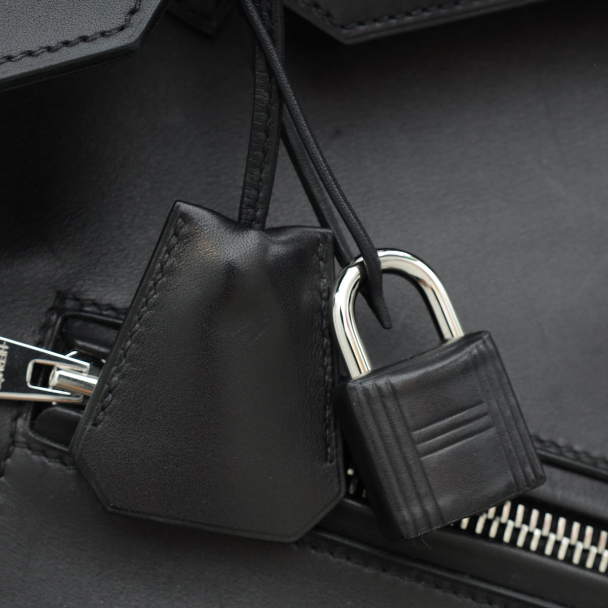 Hermes Noir Rock Hac Birkin 40 Bag