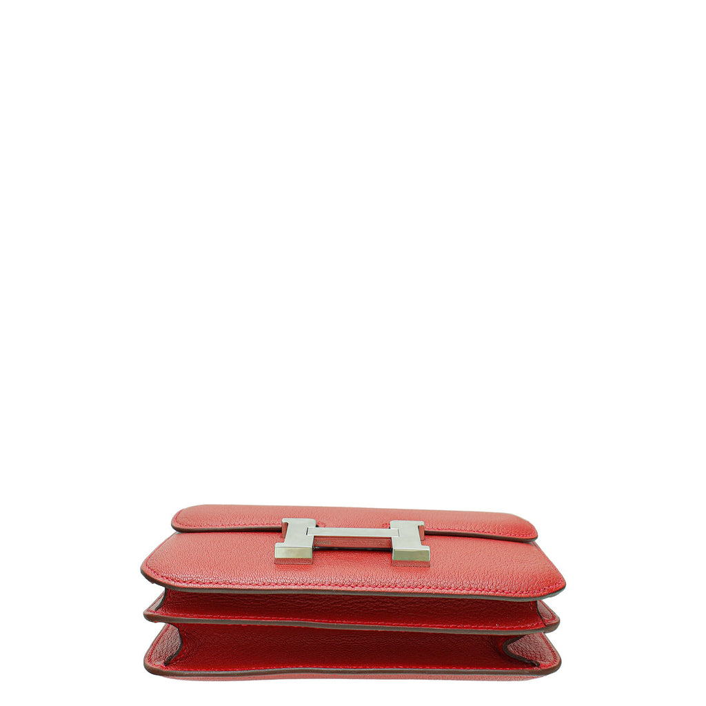 Hermes Rouge Casaque Constance 18 Bag