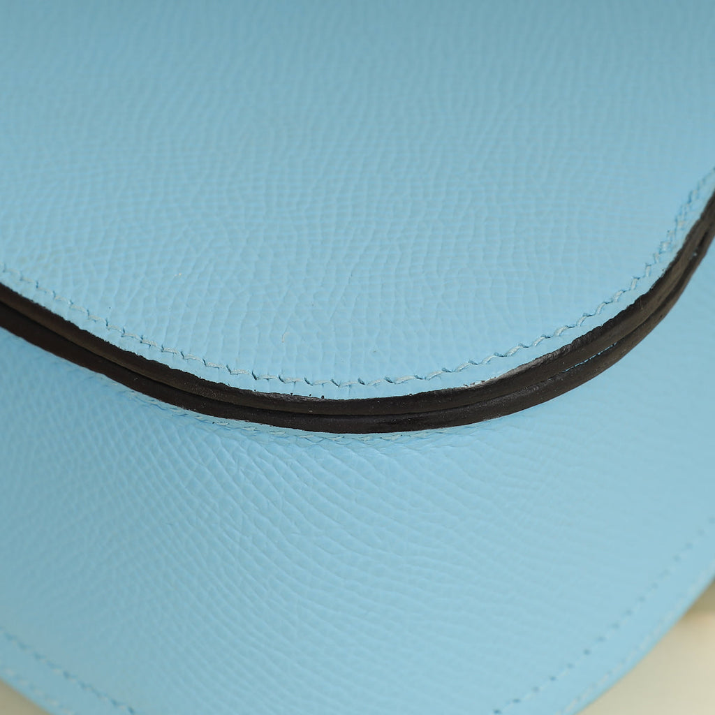 Hermes Blue Celeste Mini Della Cavalleria Bag