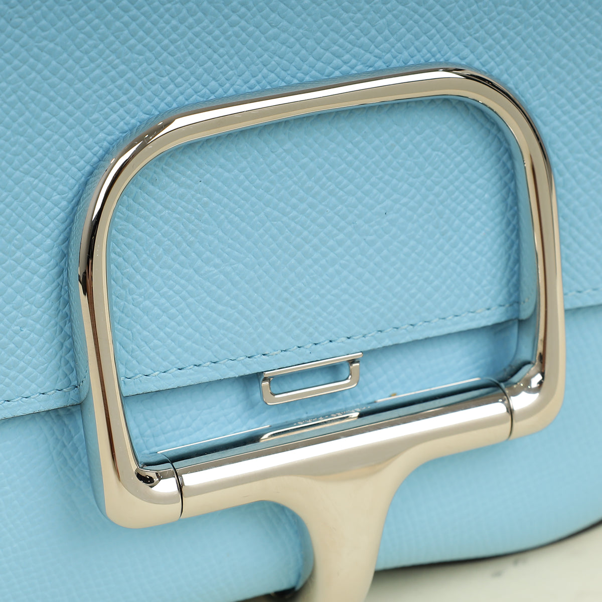 Hermes Blue Celeste Mini Della Cavalleria Bag