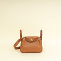 Hermes Fauve Mini Lindy Touch Bag
