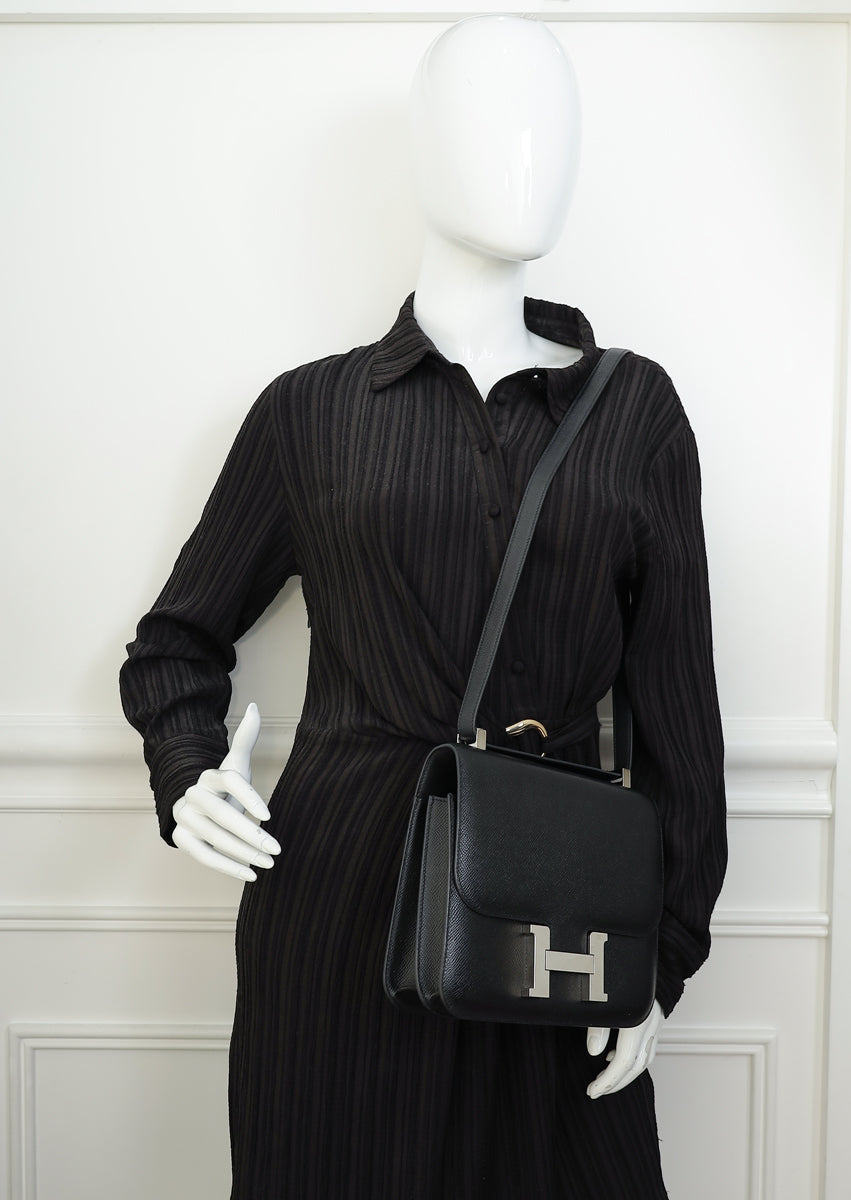 Hermes Noir Constance 24 Bag