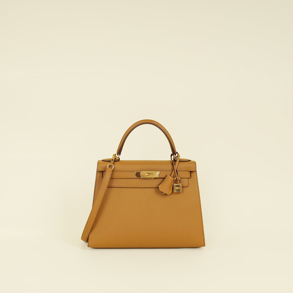 Hermes Sesame Sellier Kelly 28 Bag