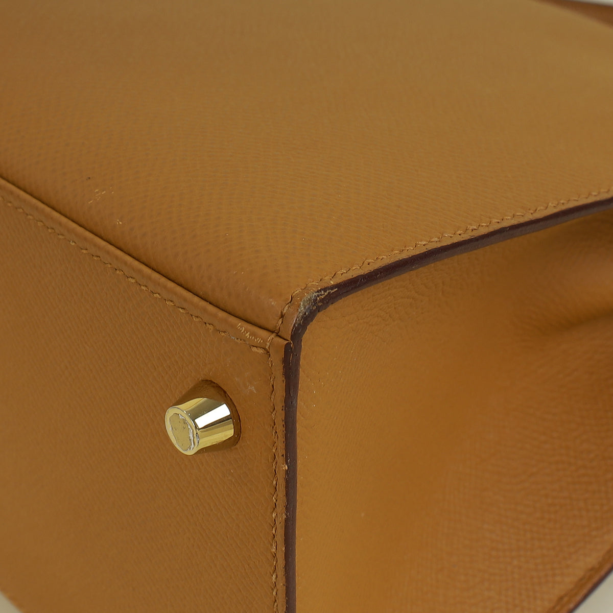 Hermes Sesame Sellier Kelly 28 Bag