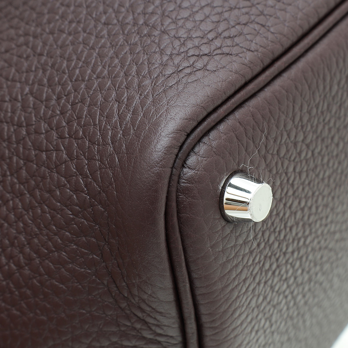 Hermes Rouge Anemone Picotin Lock Eclat 18 Bag