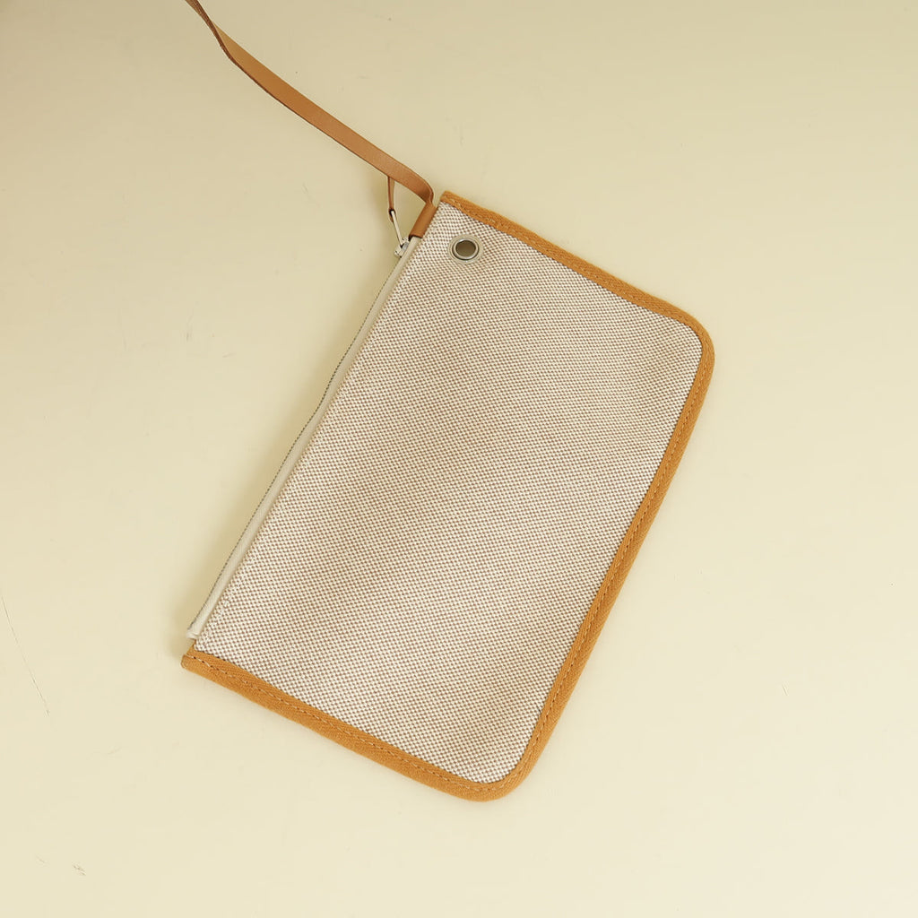 Hermes Naturel "Brides de Gala Desordre" Motif Herbag Zip 31 PM Bag