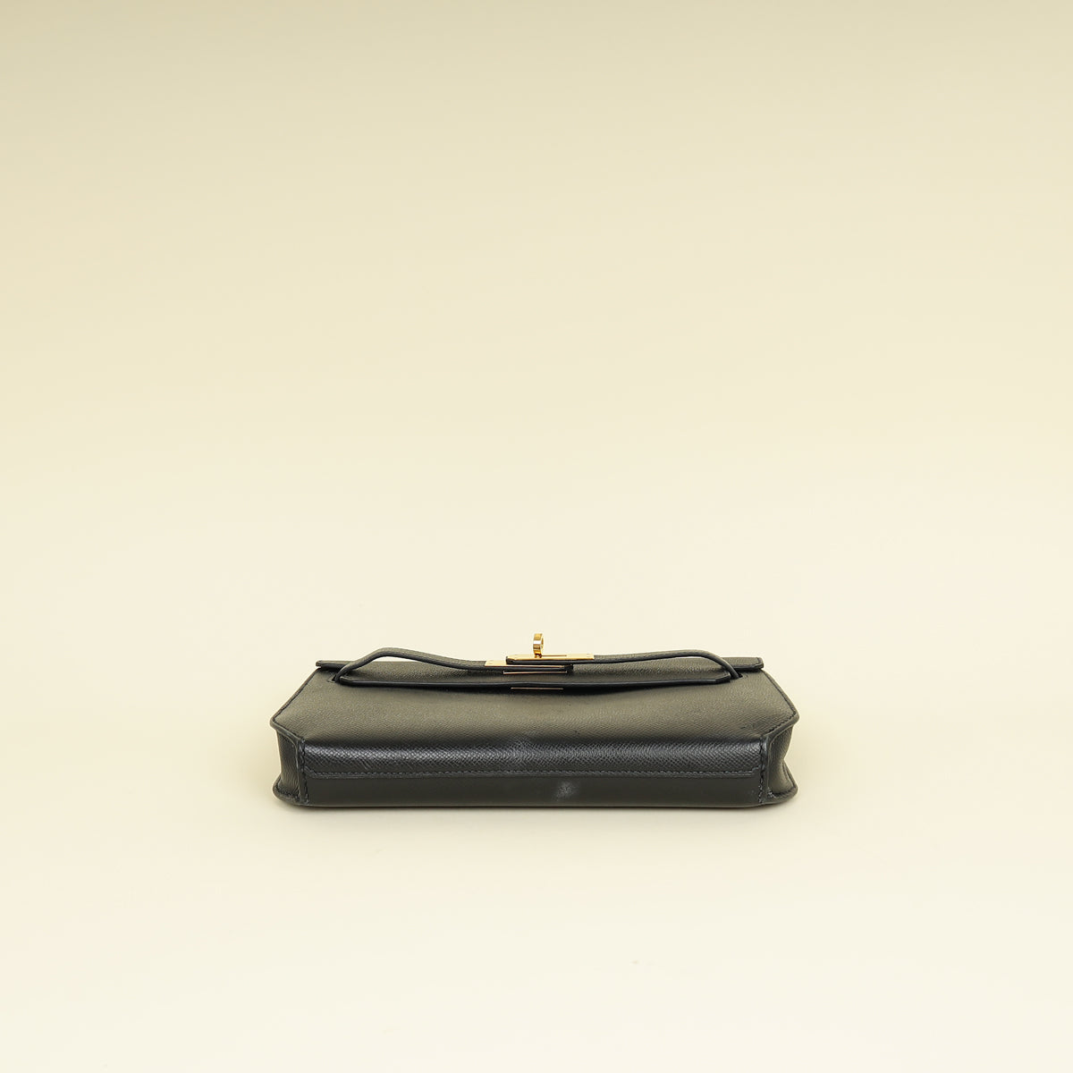Hermes Noir Kelly Depeches 25 Bag