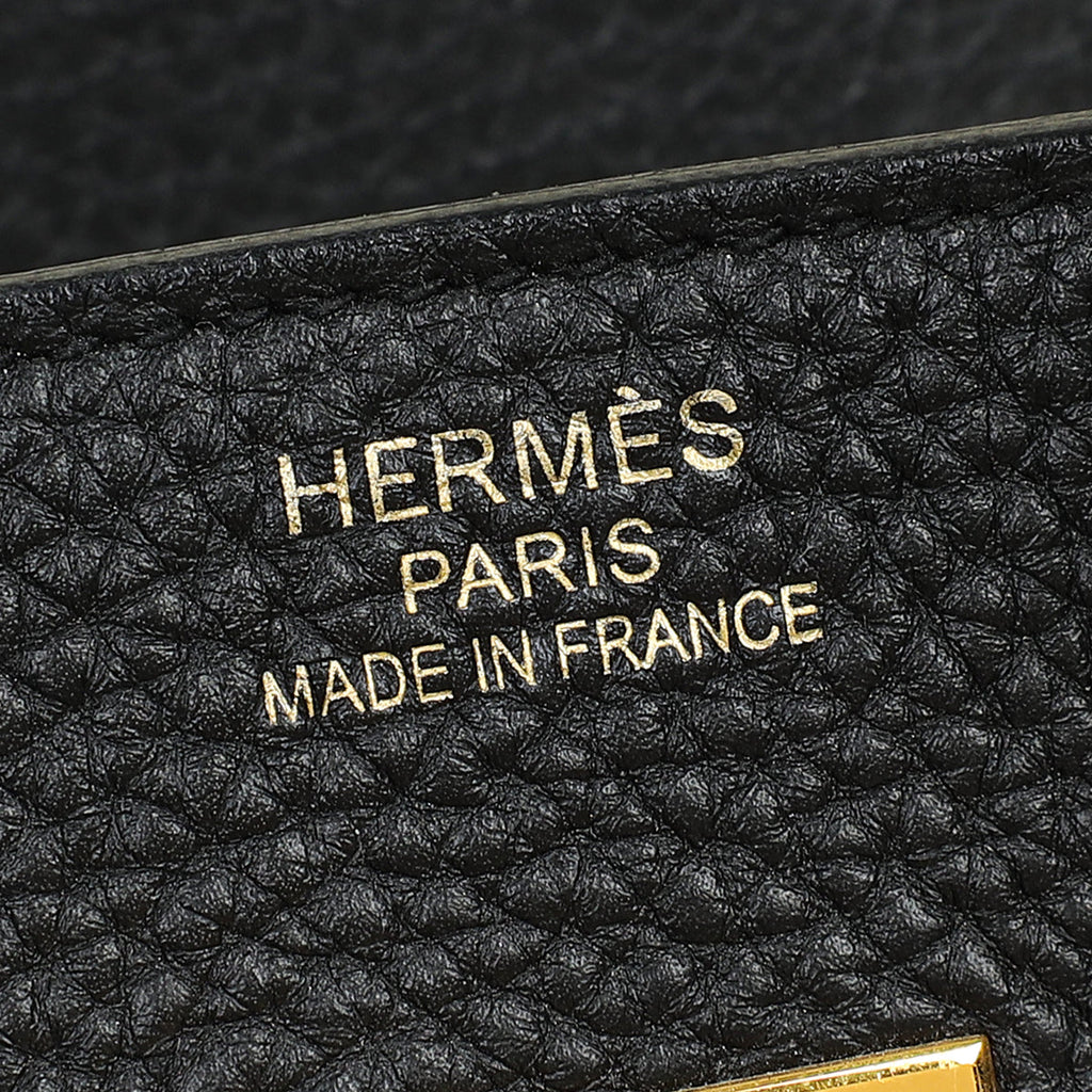 Hermes Noir Birkin 35 Bag