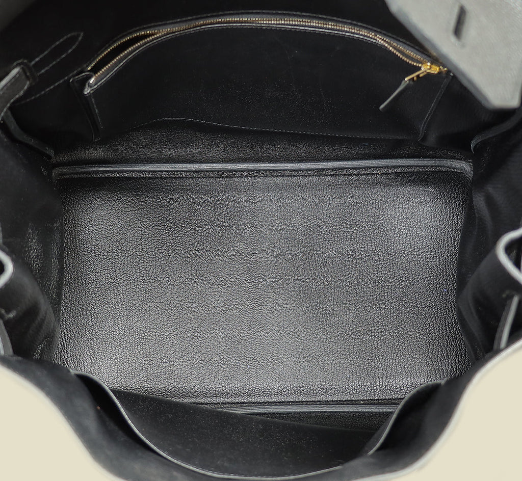 Hermes Noir Birkin 35 Bag
