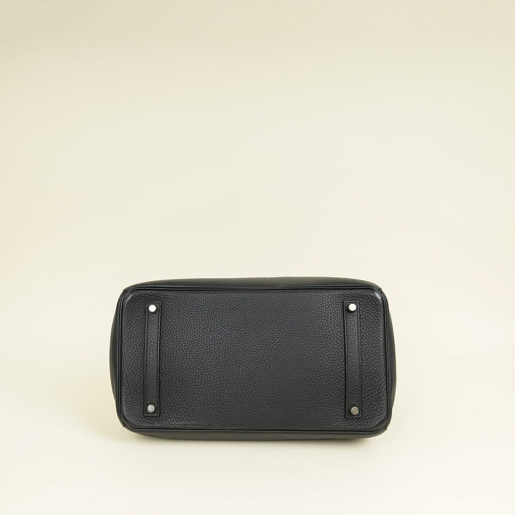 Hermes Noir Birkin 35 Bag
