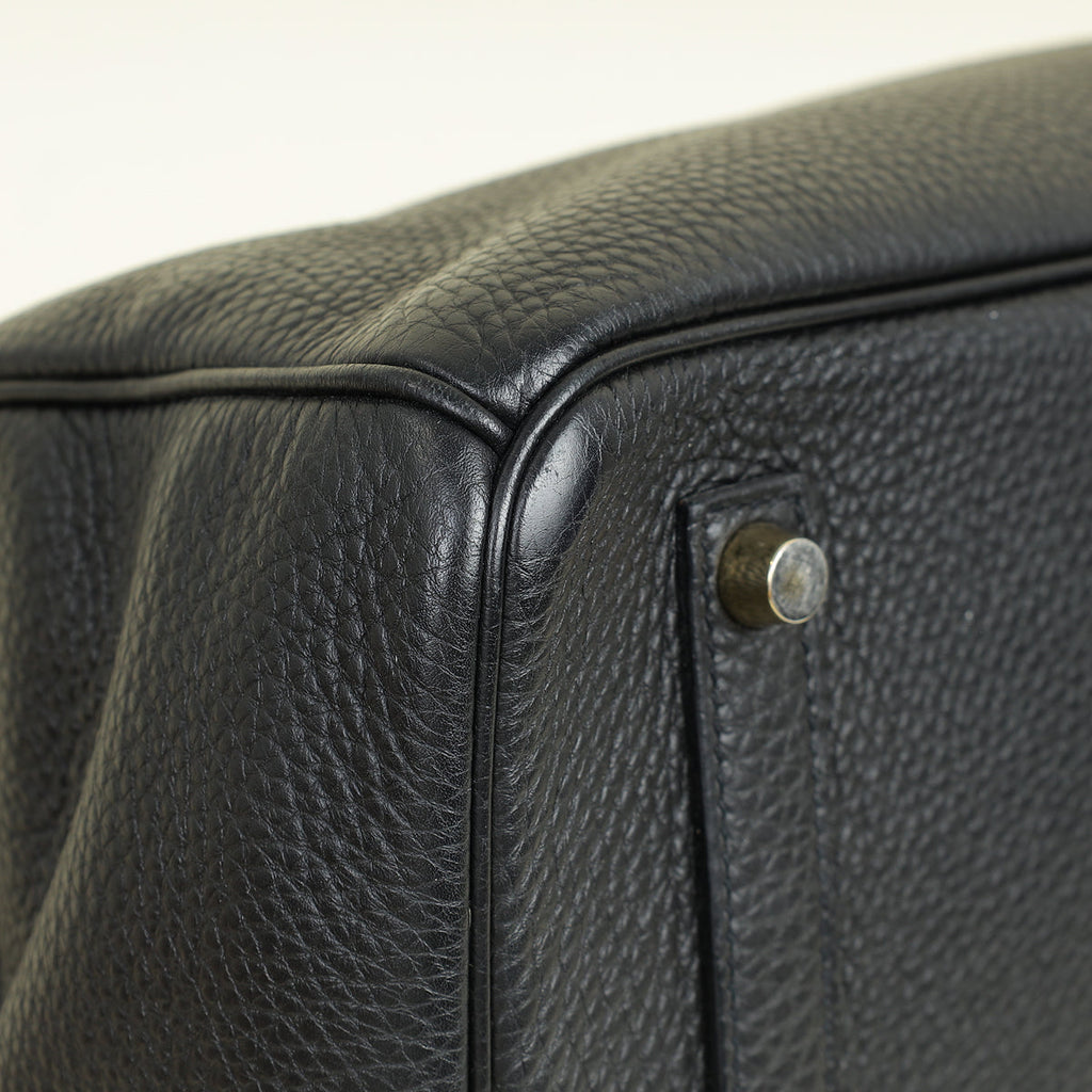 Hermes Noir Birkin 35 Bag